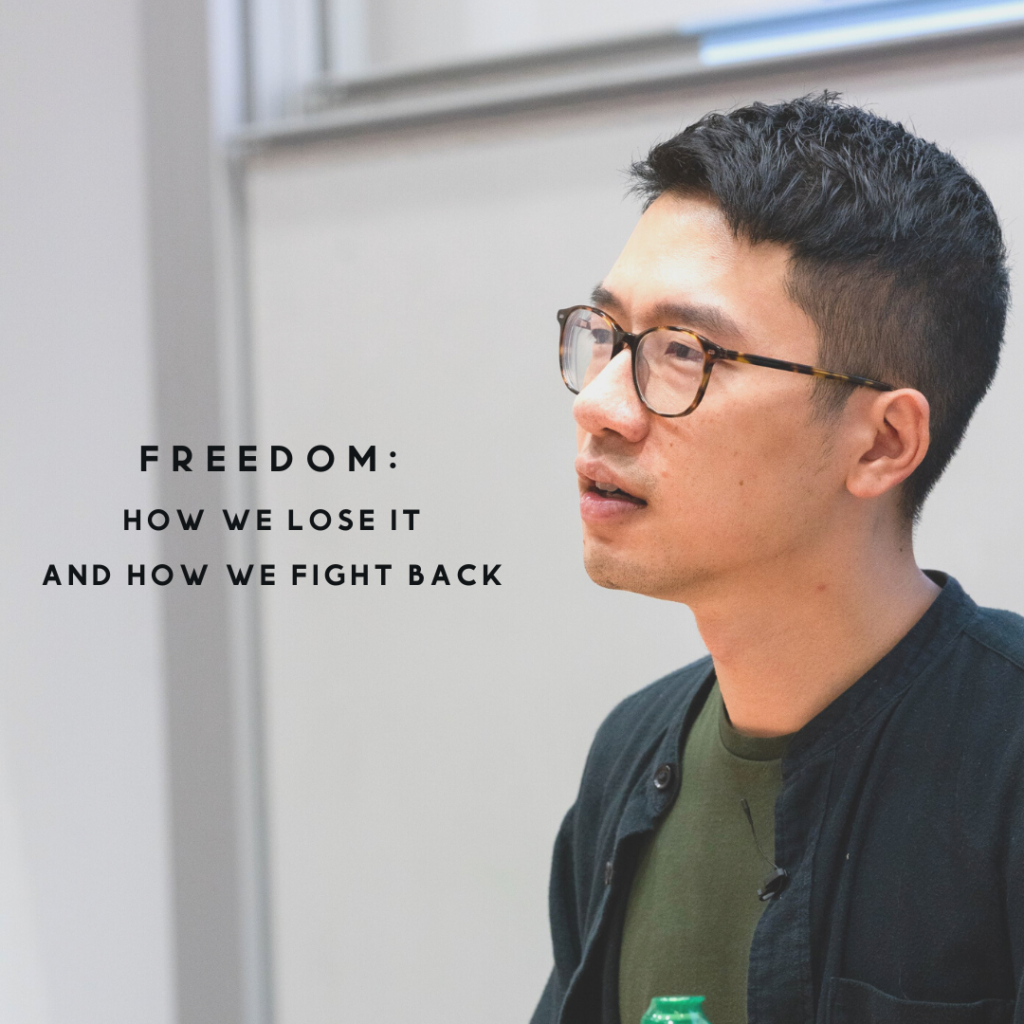 Nathan Law and text: Freedom, how we lose it and how we fight back